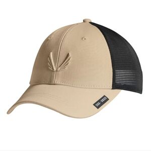 Cotton Mesh Snapback - Khaki/Khaki - "Wings" - ASRV - Hat